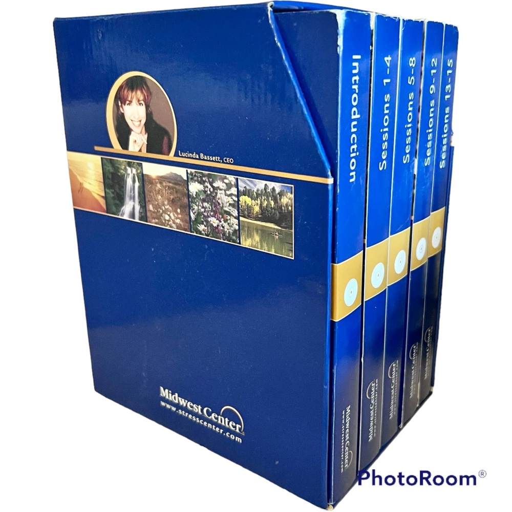 Midwest Center For Stress and Anxiety Lucinda Bassett DVD CD Complete Box Set